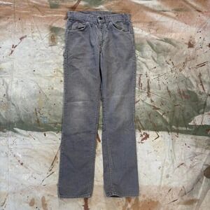 Vintage 1980s Gray Corduroy Levi's Pants
